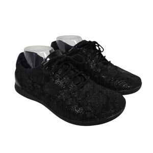 Alegria Black Paisley Lace-Up Essence Gracie Sneakers Women’s 39 (9)